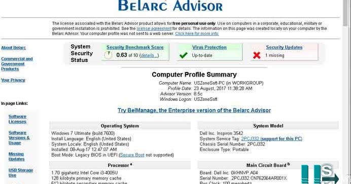 belarc download for mac